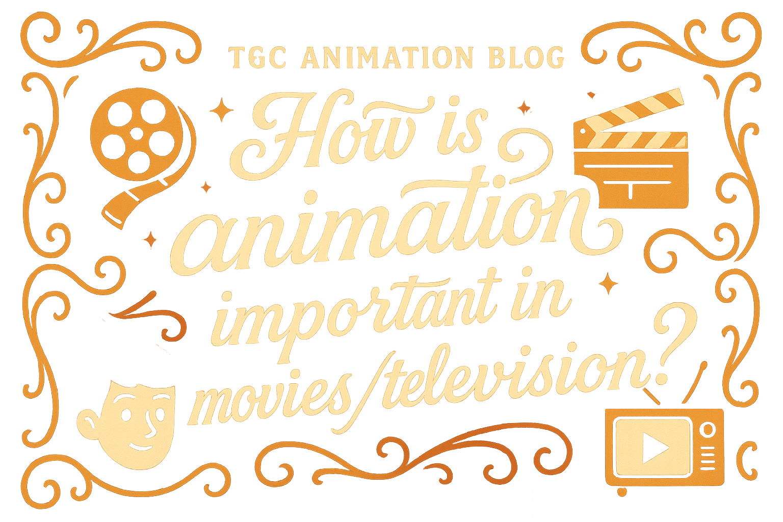 How is animation important in movies/television?